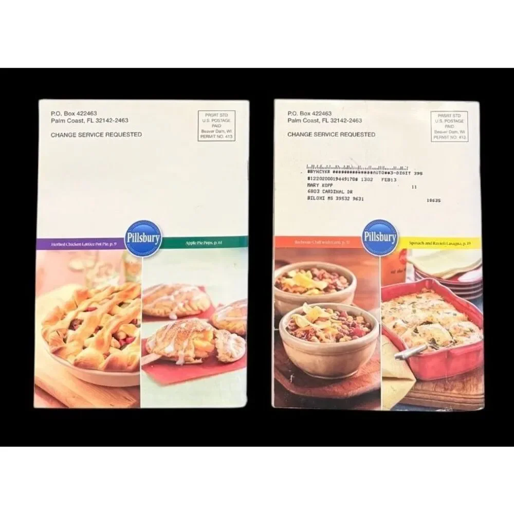 Pillsbury Vintage Cookbooks Set of 4